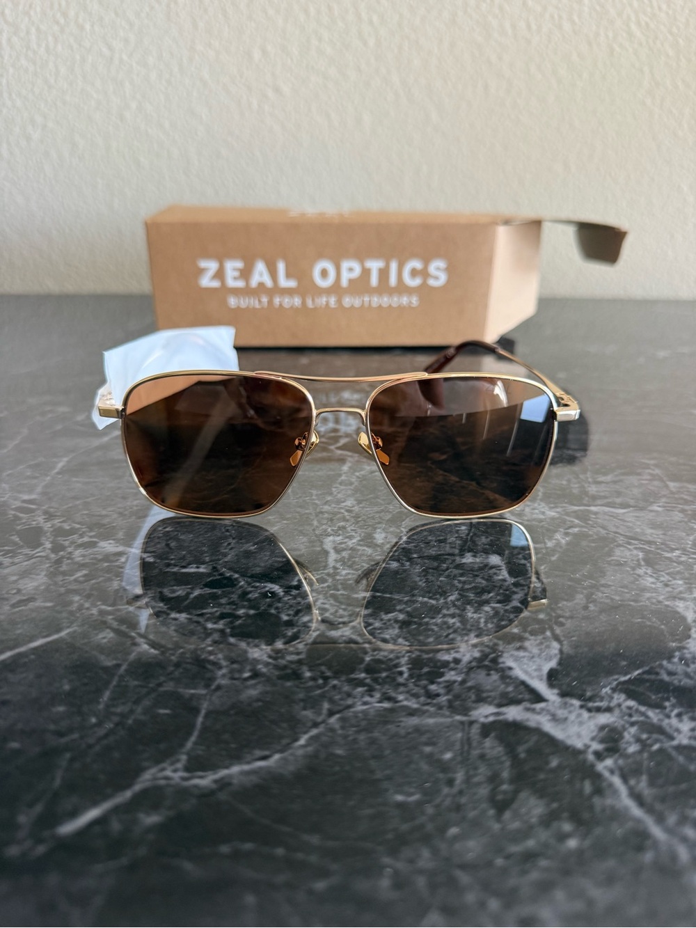 NEW Zeal Polarized Aviator Sunglasses